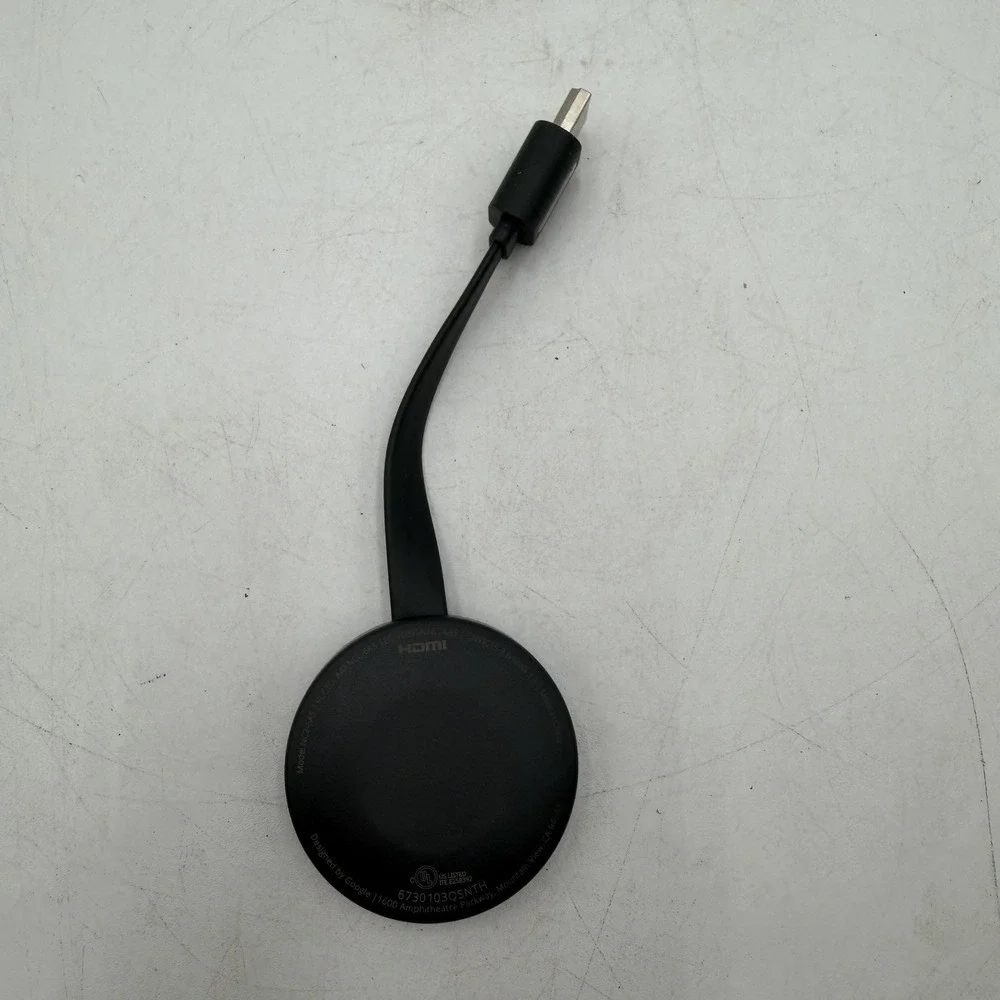 Google Chromecast Model NC2-6A5 HDMI Black 2nd Device Only